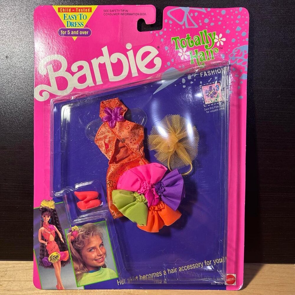 Mattel 1991 Barbie Totally Hair 3807 Fashions Outfit